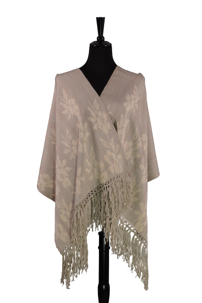 Schal "Beige Anemonen" Artikelbild 2